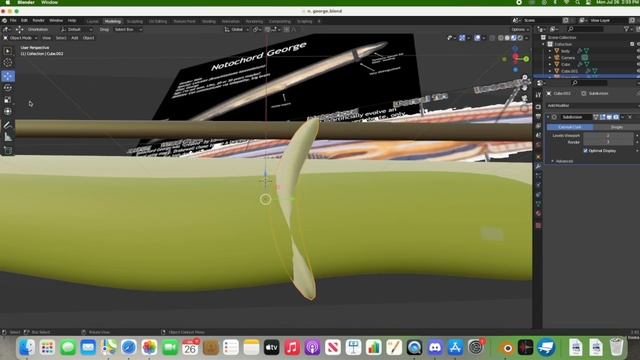 Notochord George- Speedmodel (BLENDER 2.92) смотреть онлайн