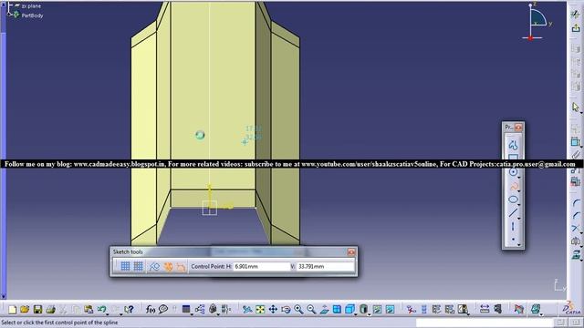 Catia V5 Tutorial|Generative Shape Design|Advanced Surface Geometry|How to Create Diabolo Surface смотреть онлайн