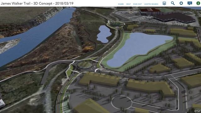 Bow River Bridge Rendering смотреть онлайн