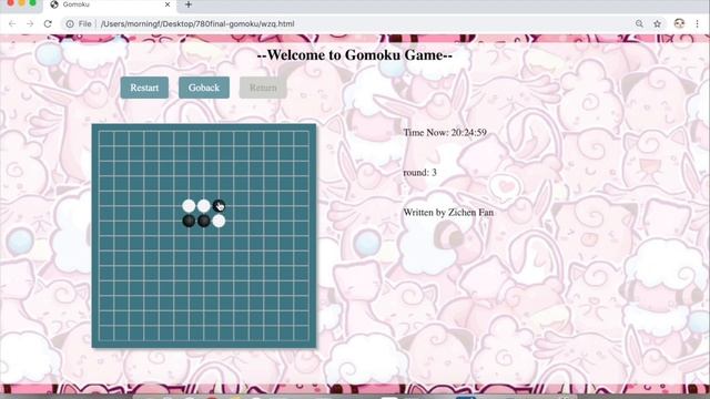 12780 Final- Smart Gomoku--Zichen Fan смотреть онлайн
