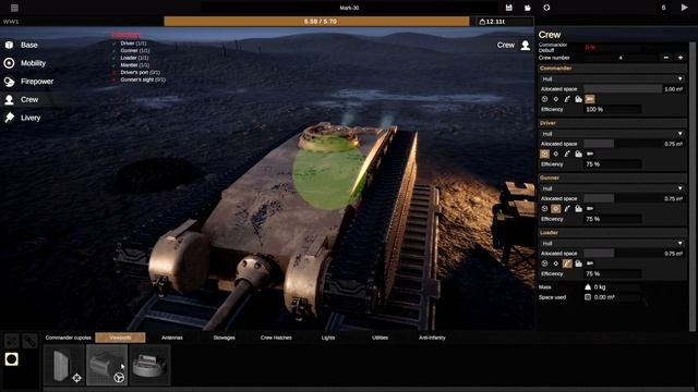 WW1 Tank ACTUALLY Works!? - Sprocket Gameplay