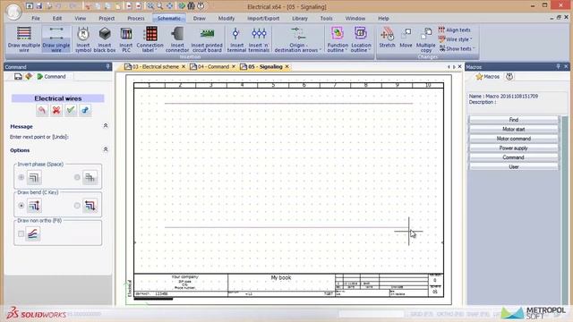 19. SOLIDWORKS Electrical Schematic: Kenetlenebilir Panelden Sembol Ekleme смотреть онлайн