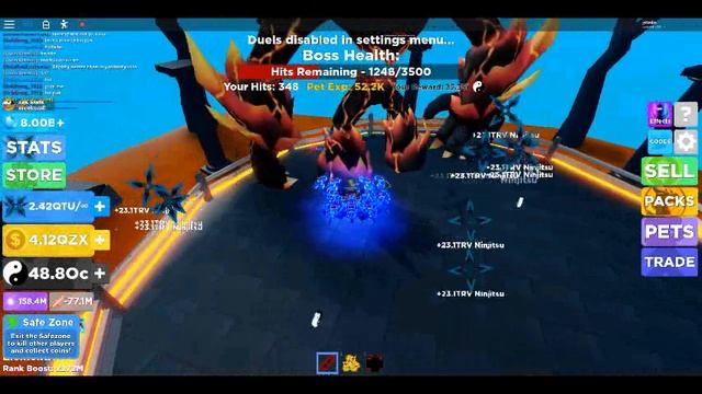 Roblox Ninja Legends Rising Millenium Hydra Doesnt have target and it doesn't assist in hitting bos смотреть онлайн