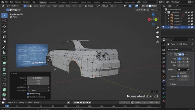 Low Poly Car Blender Tutorial | Blender 3.4 | Blender Tutorial смотреть онлайн