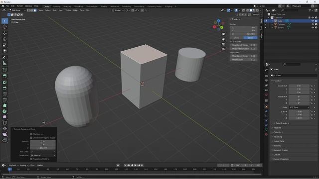 Extrude faces in Blender Pt1 using regions смотреть онлайн