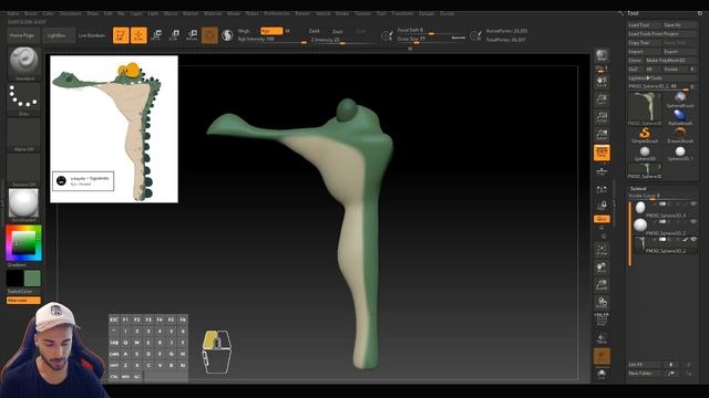 Tutorial - ZBrush para Principiantes con MOUSE смотреть онлайн