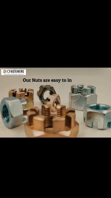 Hex Slotted Nuts | Nuts Exporter | Dedicated Impex Co смотреть онлайн