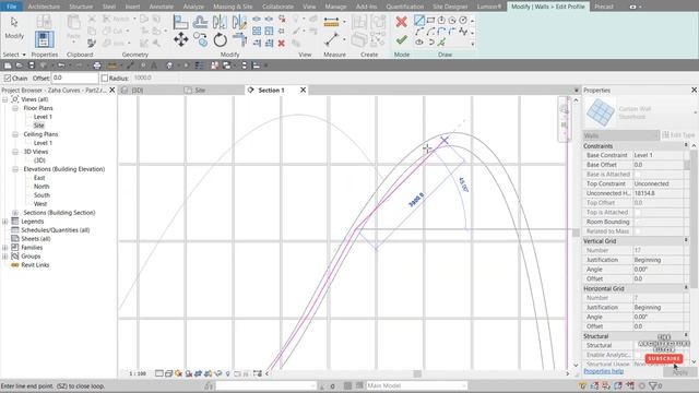 Revit Tutorial [2025] | Zaha Hadid Curves in Revit | Part 2 - Straight Walls under Curved Surfaces смотреть онлайн