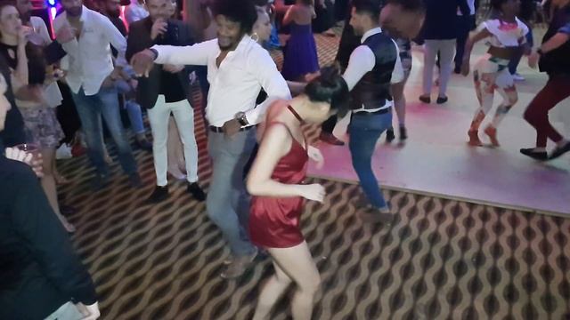 Terry Salsa Moe Flex And Brenda Social Dancing @ Fujairah Salsa Festival 2018