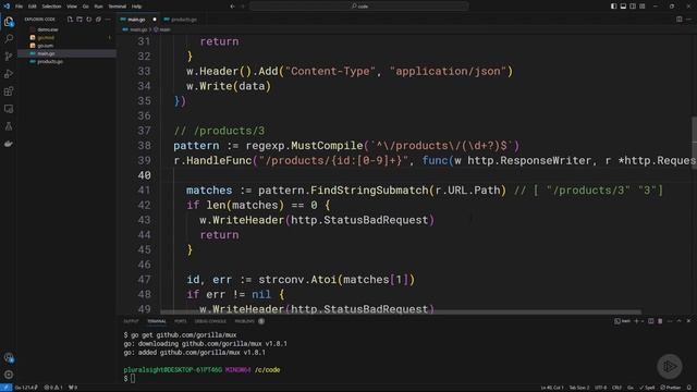 10. Demo Routing Requests with gorillamux смотреть онлайн