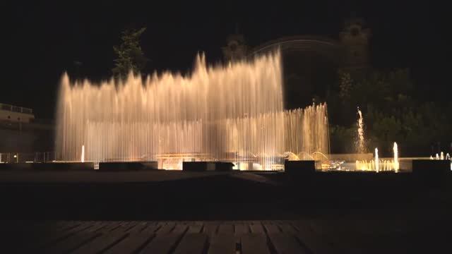 2017 Прага, Чехия, поющие фонтаны. смотреть онлайн