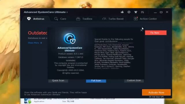 Advanced Systemcare Ultimate Pro Key смотреть онлайн