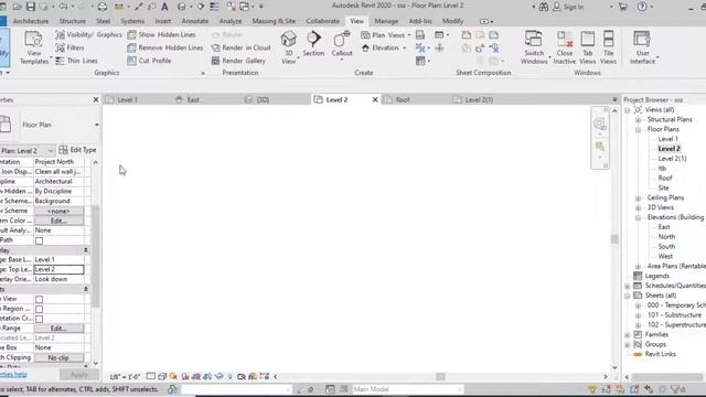 Level 2 Not visible in Revit solution смотреть онлайн