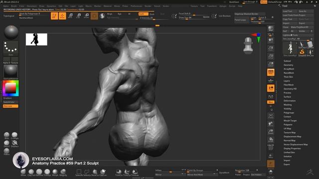 Eyes of Lamia - Anatomy Practice Sculpt Pt2 смотреть онлайн