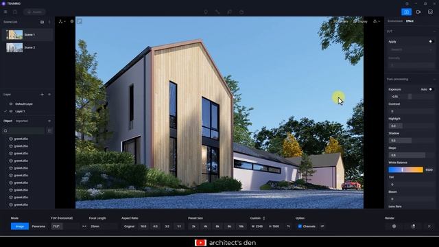 D5 EXTERIOR DAYLIGHT RENDERING VS 3DSMAX CORONA EXTERIOR RENDER | Tutorials смотреть онлайн