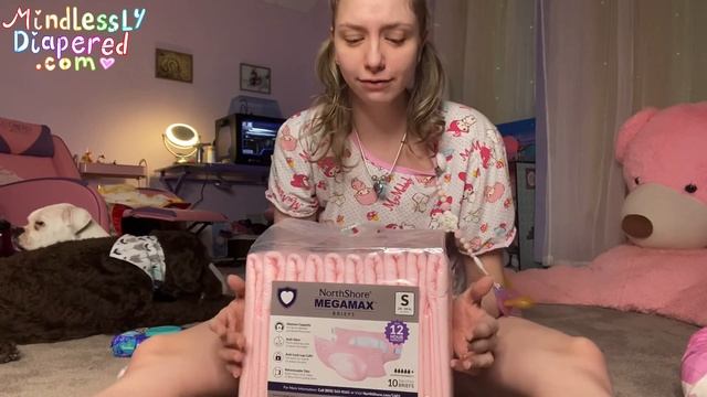 PINK Medical Diaper ABDL Show And Tell!!