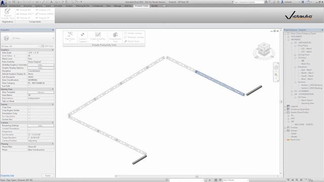 How To Use The Pipe Tools Feature - Victaulic Tools For Revit® смотреть онлайн