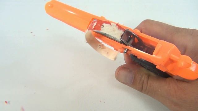 Neon Orange Imperial Plastic Toy Cap Gun with Paper Roll Caps смотреть онлайн