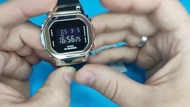 HOW TO ADJUST / SET TIME AND DATE CASIO G-SHOCK GM-S5600-1ER