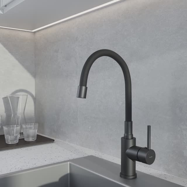 Смеситель для кухни MELAR черный (Арт. 68234) смотреть онлайн