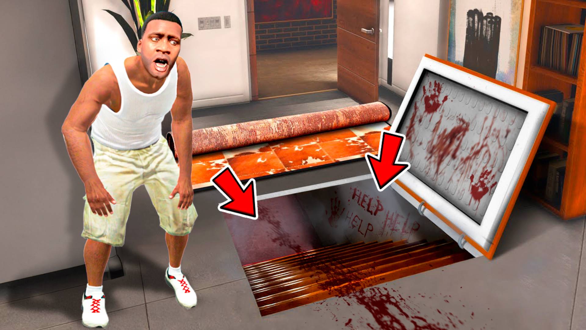 ЧТО НАХОДИТСЯ в ПОДВАЛЕ ФРАНКЛИНА в ГТА 5? СТРАШНАЯ ТАЙНА ФРАНКЛИНА В GTA 5 ОНЛАЙН смотреть онлайн