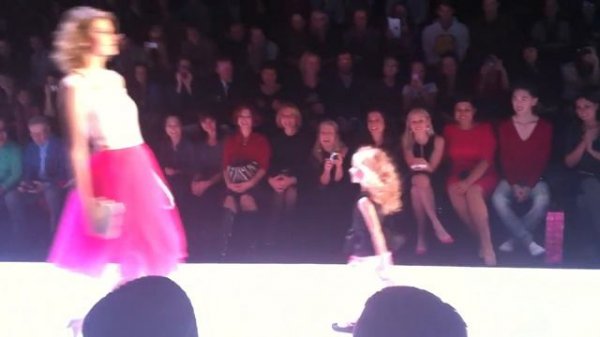 Cute little model girl