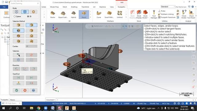 Powermill 2022 vs Mastercam 2022| Powermill या Mastercam में से कौन सा अच्छा है| Finishing toolpat смотреть онлайн
