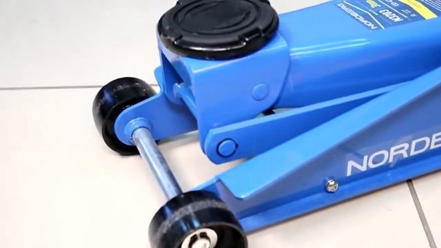 Подкатной гидравлический домкрат до 3 тонн Nordberg N32030. Обзор. смотреть онлайн