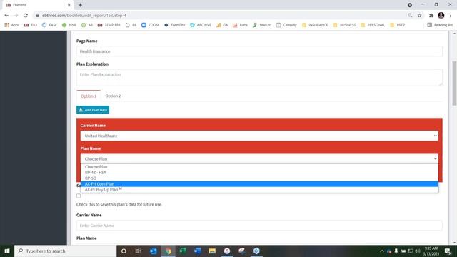 The Group Corner | EB3 Benefit Booklet Builder System Demo смотреть онлайн