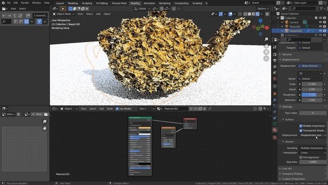 Blender Tutorial - Metallic noise смотреть онлайн
