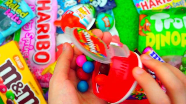 Yummy Rainbow Candy With Lollipop, Chupa Chups, Surprise Toys, OREO ASMR смотреть онлайн