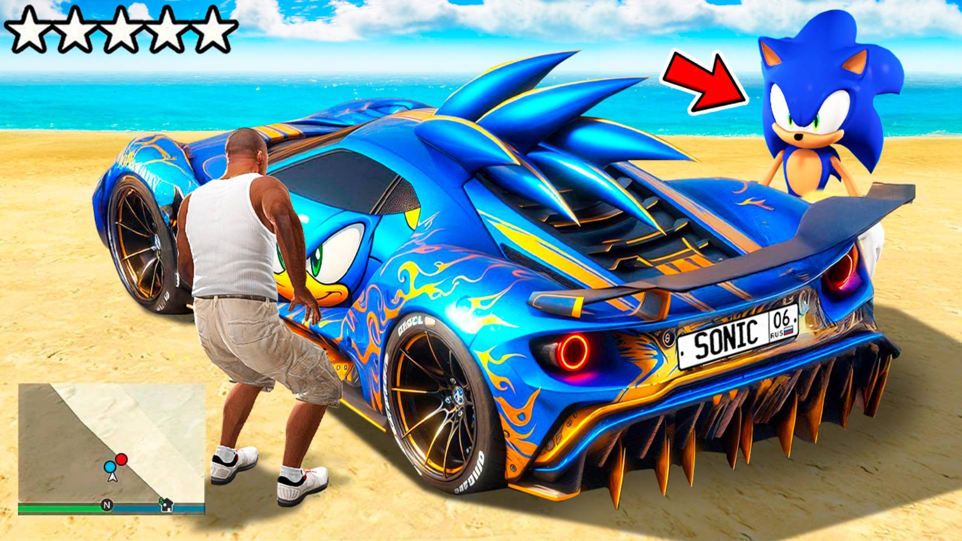 УГНАЛ ВСЕ МАШИНЫ СОНИКА В ГТА 5! РЕАЛЬНАЯ ЖИЗНЬ ВОРОВ ОБЗОР МОДА GTA 5 MODS! ГТА МОД ИГРЫ смотреть онлайн