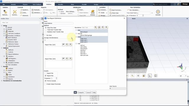 Propagation of Car Exhaust Gas in a Ventilated Garage — Simulation Example смотреть онлайн