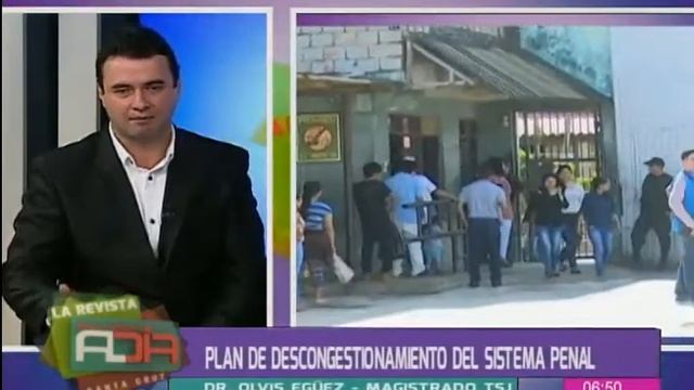 Olvis Egüez habla obre el plan de descongestionamiento del sistema penal смотреть онлайн