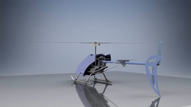 Rc Helicopter Inventor/3dsmax CAD. (Re Rendered in Full Color) смотреть онлайн