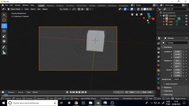 COMO MOVER A CAMERA NO BLENDER 2.8 COM O MOUSE E TECLADO (Tutorial Relâmpago) смотреть онлайн