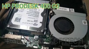 HP PRODESK 400 G3 DISASSEMBLY