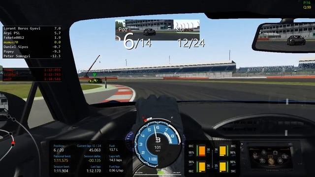 Assetto Corsa @ HRF1RT - PSL Online League - Silverstone - Full Race смотреть онлайн