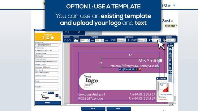 LYRECO GROUP PRINTED BUSINESS CARD SIMULATION смотреть онлайн