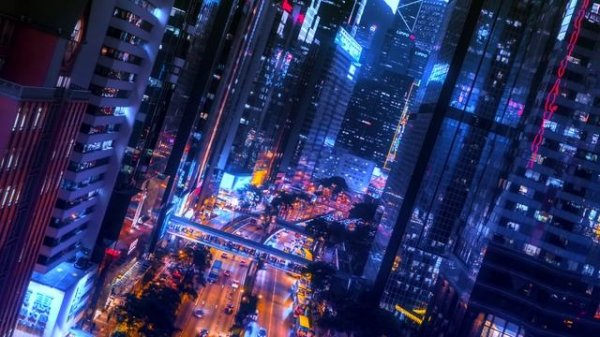 NEON CITY- BLADE RUNNER 2049 Ambient Music for the REAL Cyberpunk WORLD