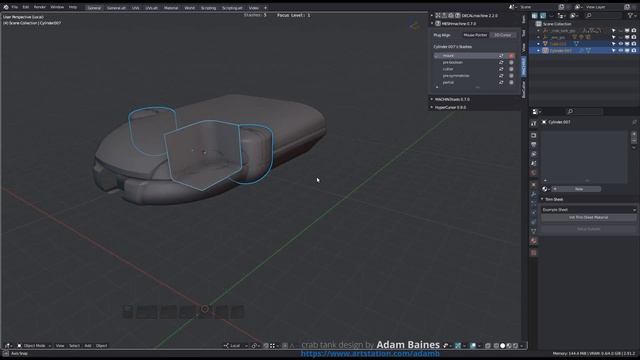 MESHmachine 0.7 - View Stashes смотреть онлайн