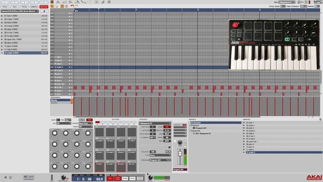 AKAI MPK MINI MK2 CREER UN KIT DRUM DANS MPC ESSENTIALS TUTO N°3 EN FRANCAIS смотреть онлайн