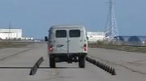 Тестирование тормозов автомобиля УАЗ (Буханки)