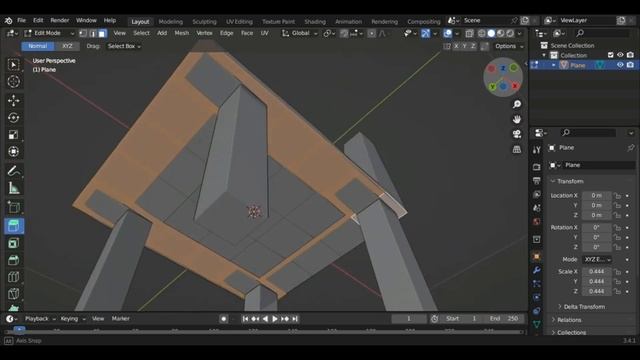 how to create the chair with only single plane in blender #blender #russia #kazakhstan #animation смотреть онлайн