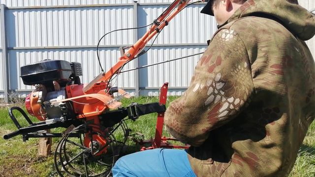 Борона к мотоблоку, как приспособил. Боронование почвы смотреть онлайн