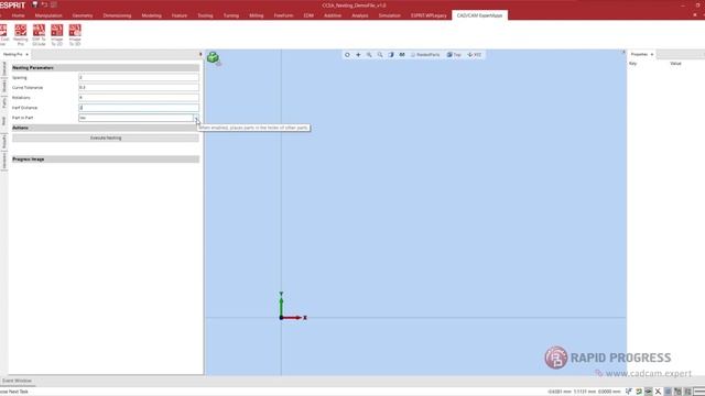 NESTING PRO for ESPRIT CAM System смотреть онлайн