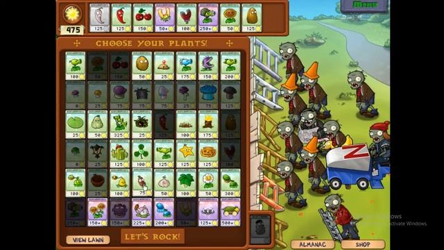 Plants vs Zombies [Растения против зомби ] прохождения 11 серия смотреть онлайн