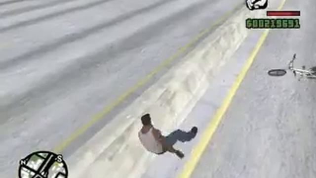 GTA San Andreas BMX Tricks part4 смотреть онлайн