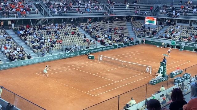 Anfreescu -Azarenka. Roland-Garros 2023. Set 3. смотреть онлайн