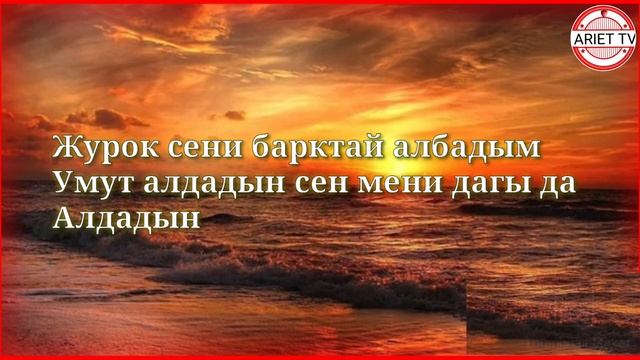 САГЫН ЭРГЕШОВ-"АРМАН" КАРАОКЕ||#ARIETTV смотреть онлайн